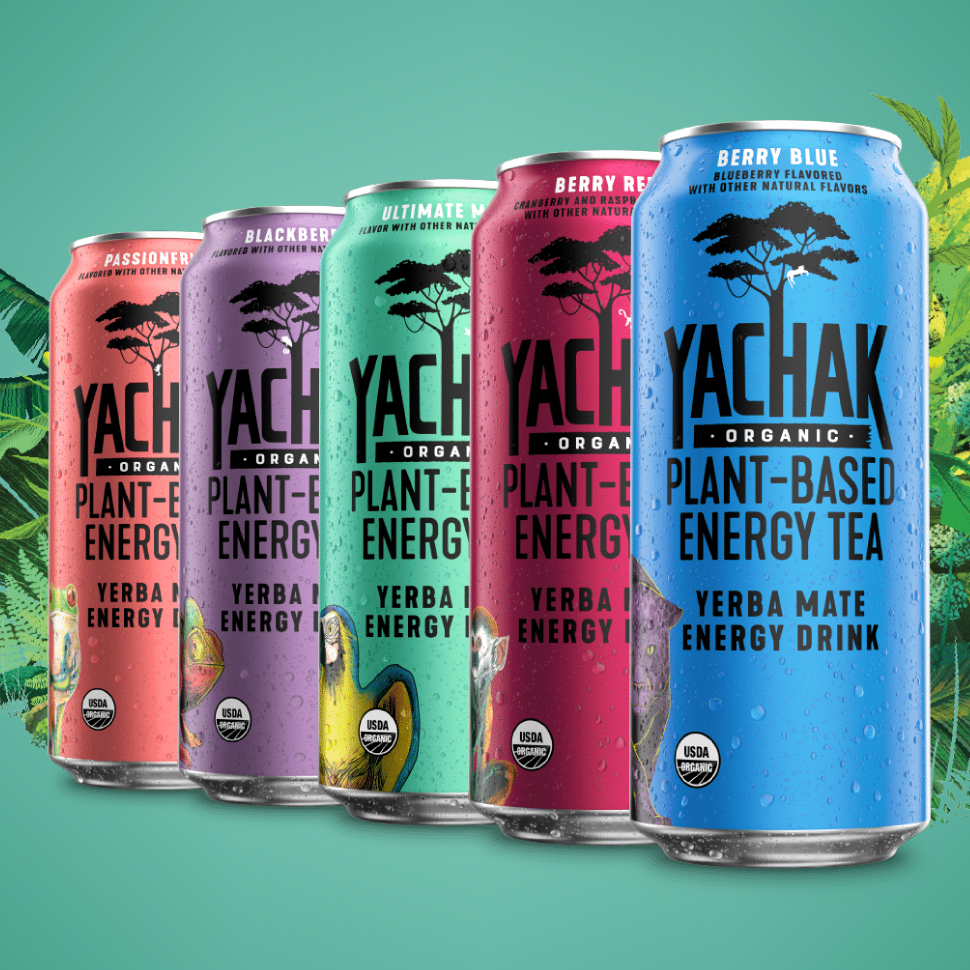 PepsiCo's YACHAK Rebrands as 'PlantBased Energy Tea'