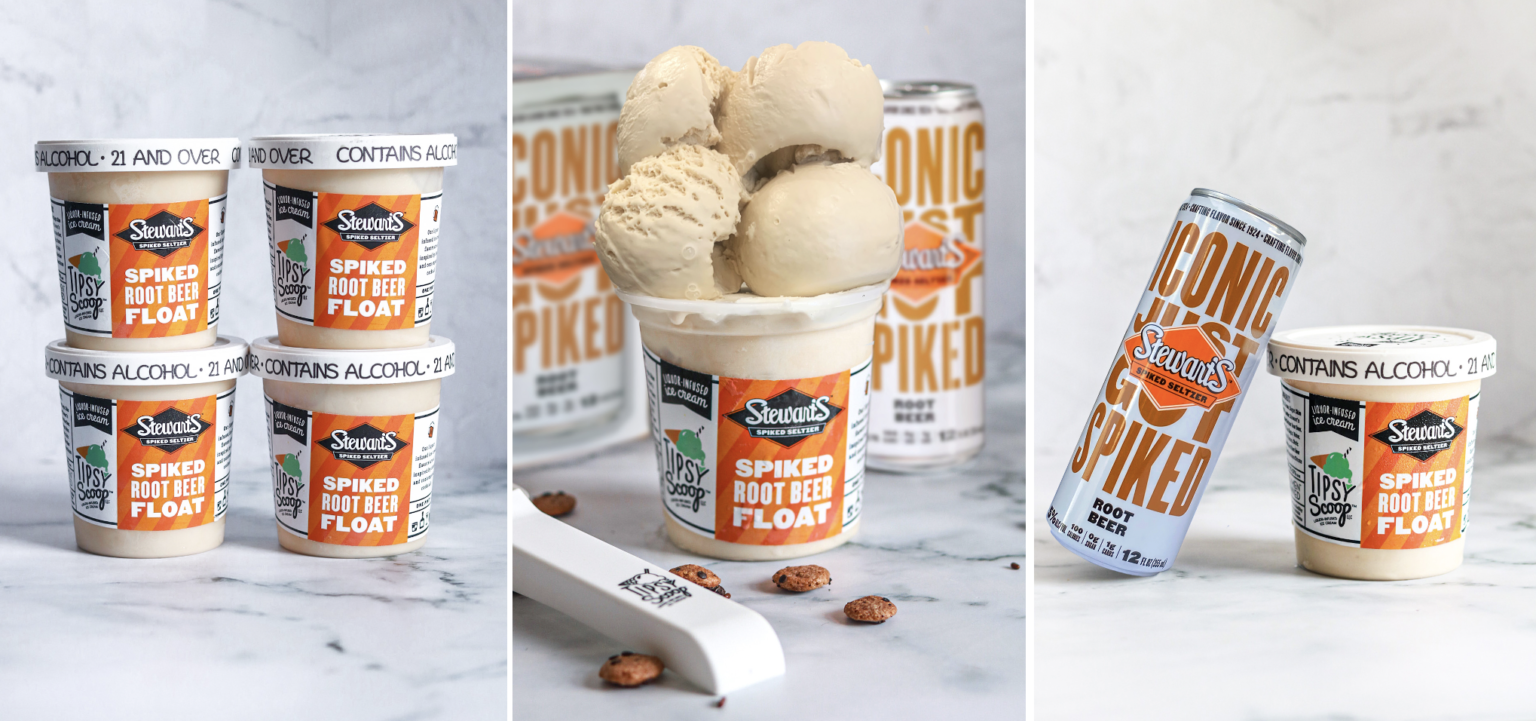 Stewart’s Spiked Root Beer Float Ice Cream Rolls Out Nationwide by