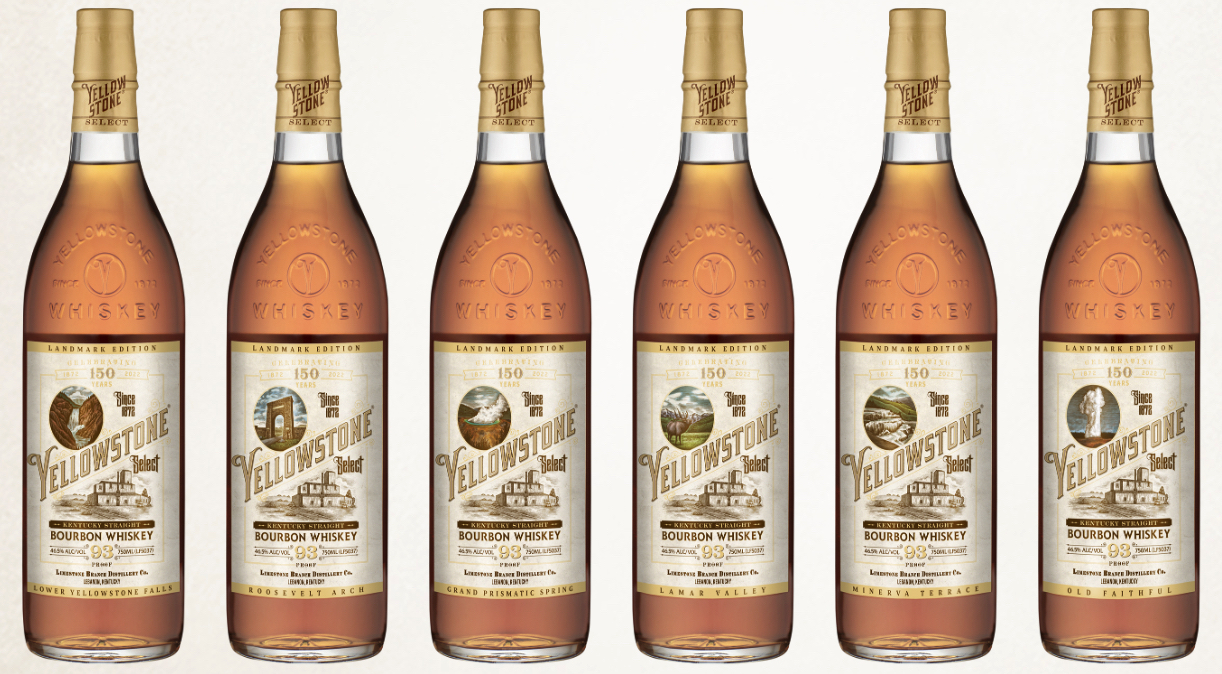 Yellowstone Bourbon Debuts Landmark Edition Bottles in Celebration of