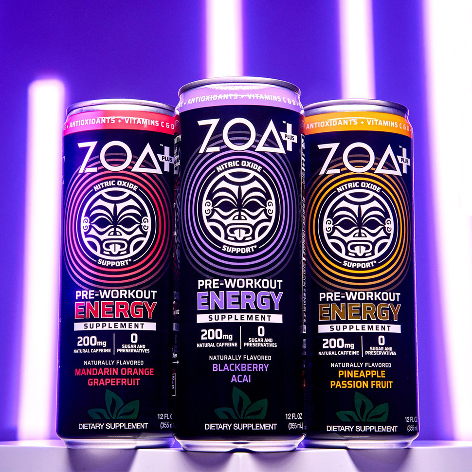 ZOA Introduces First Line Extension With PreWorkout Supplement ZOA+