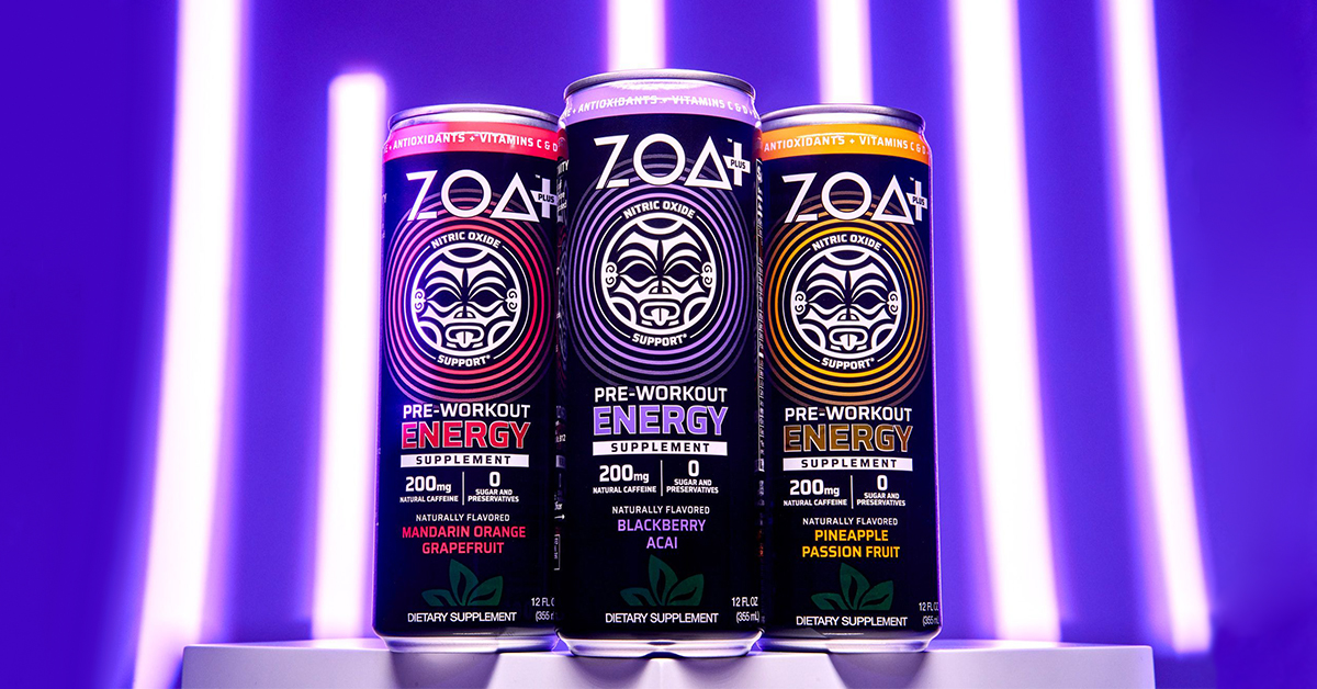 ZOA Introduces First Line Extension With PreWorkout Supplement ZOA+