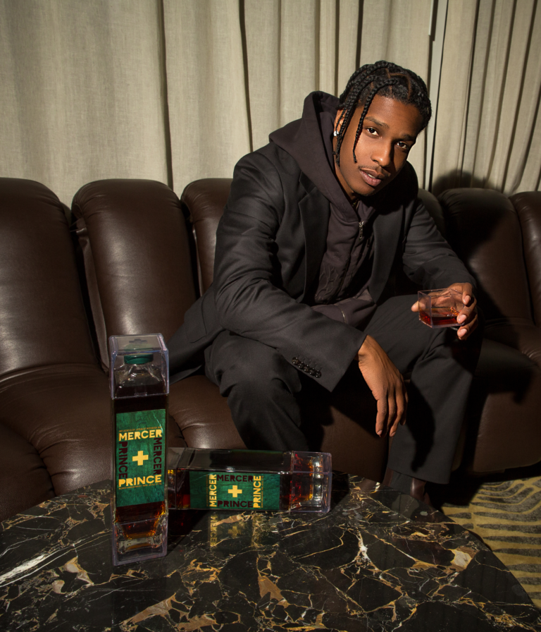AAP Rocky Releases First Ever Spirit Brand Mercer + Prince