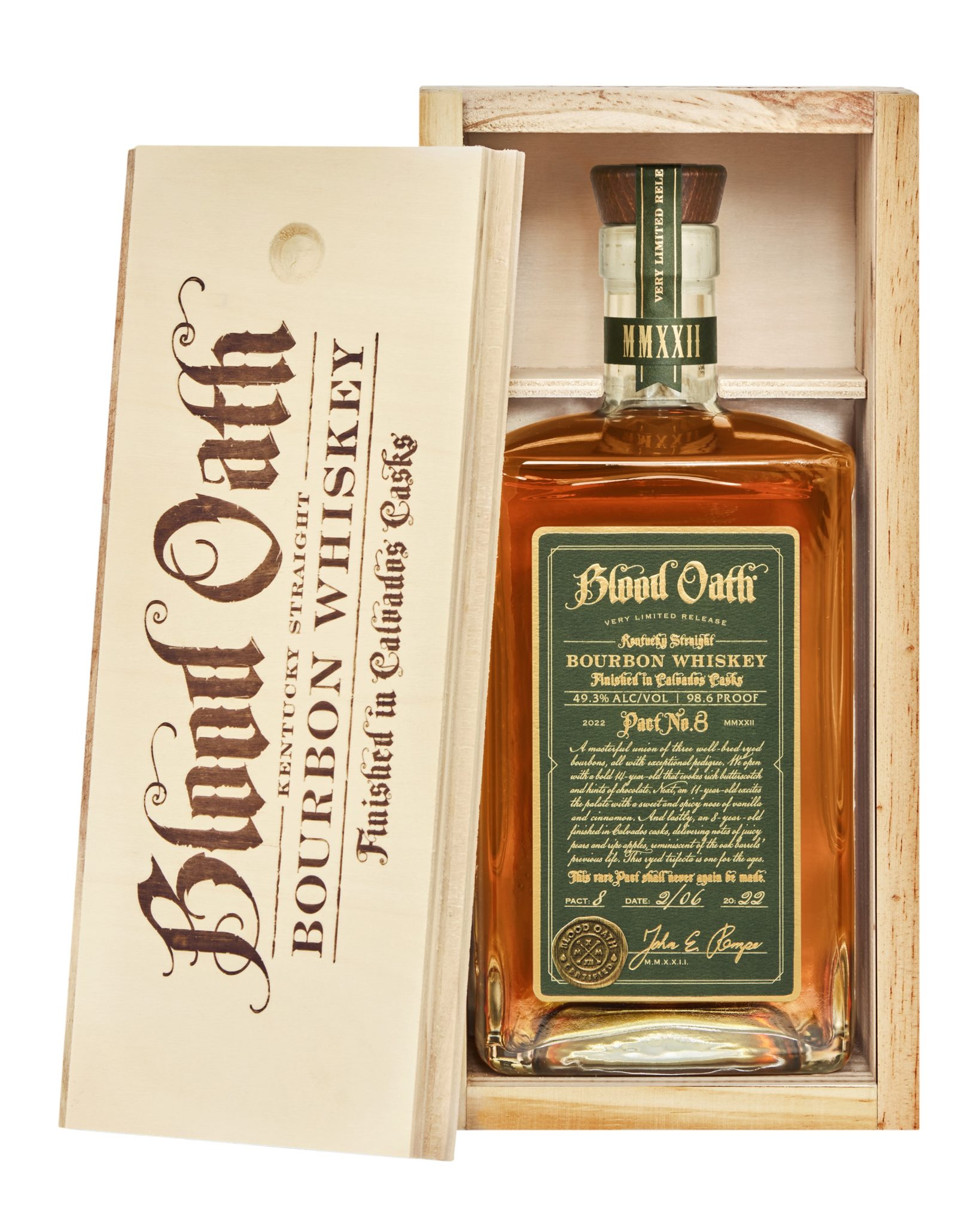 Lux Row Distillers Announces Arrival of Blood Oath Pact 8 Kentucky Straight Bourbon Whiskey - Vimarsana News