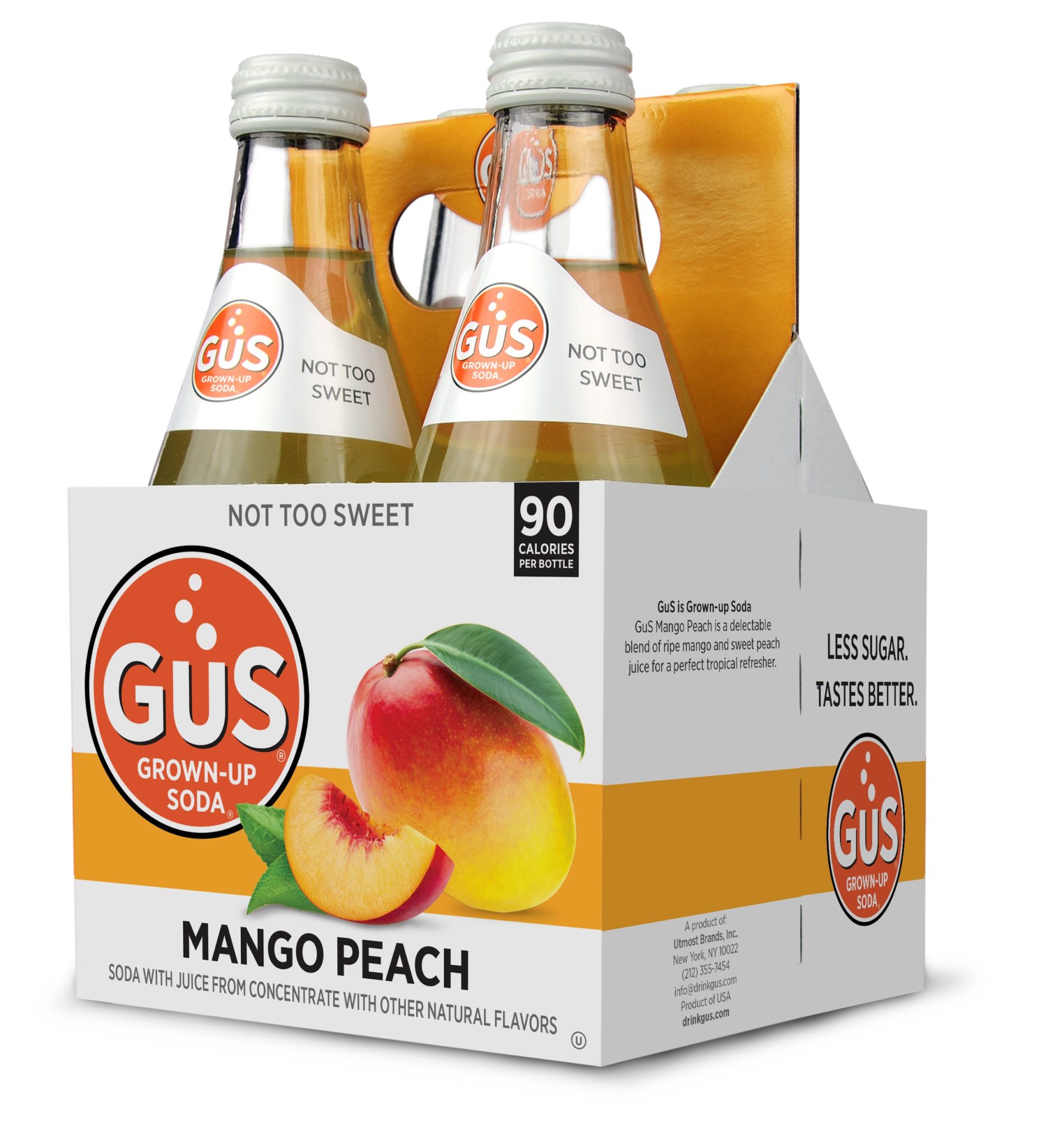 GuS Soda Introduces New Mango Peach Flavor - Vimarsana News