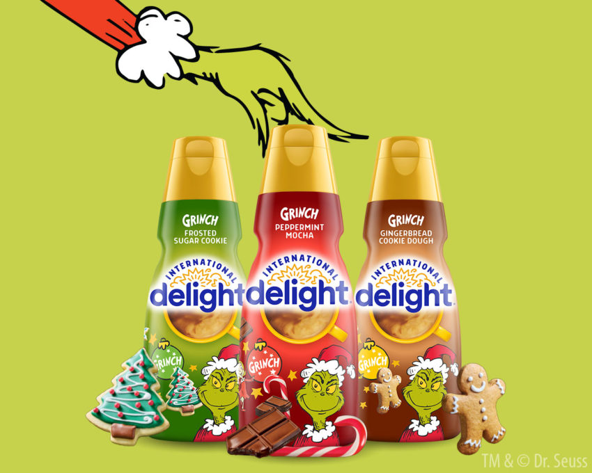 International Delight Debuts New Line Of GrinchThemed Holiday Creamers
