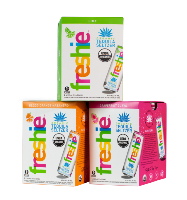 Freshie Organic Tequila Seltzer Launches New Flavors, Variety Pack