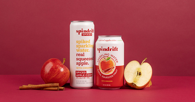 Spindrift released its first seasonal offering: Spiced Apple Cider.