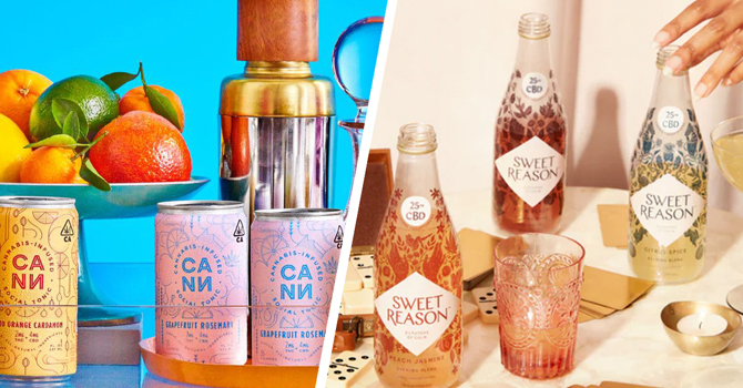 Images of Cann products alongside Sweet Reason products. Cann has acquired Sweet Reason.
