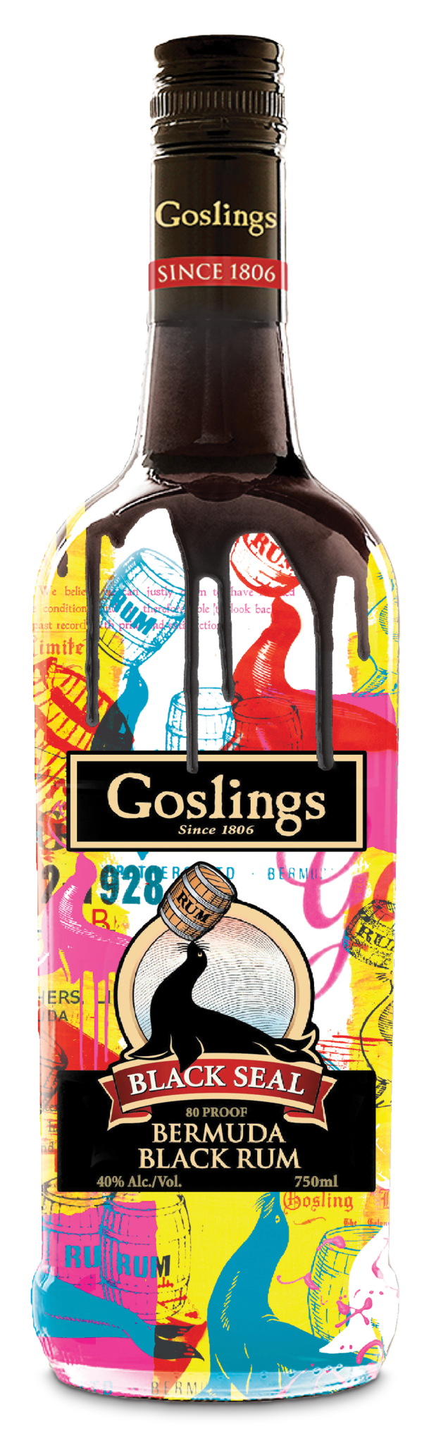 Goslings Unveils LimitedEdition Black Seal Rum Label Celebrating