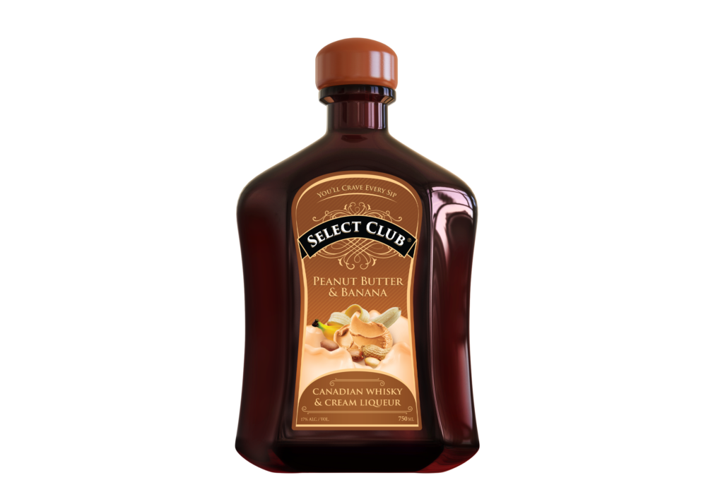Select Club Launches Peanut Butter and Banana Flavored Whisky & Cream