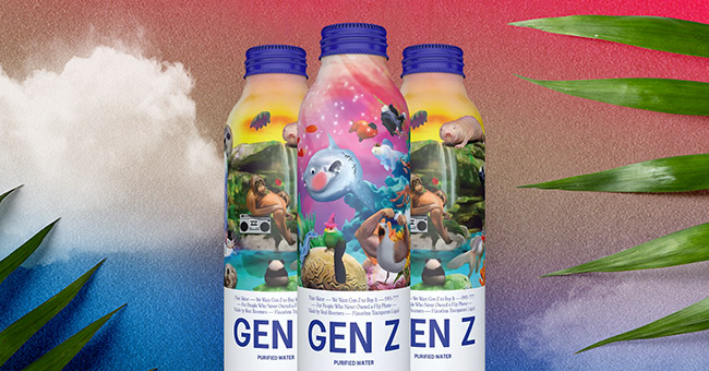 GEN Z Water is named for its target demographic