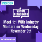 Meet 1:1 With Industry Experts at Our Next Virtual Networking Event on November 9