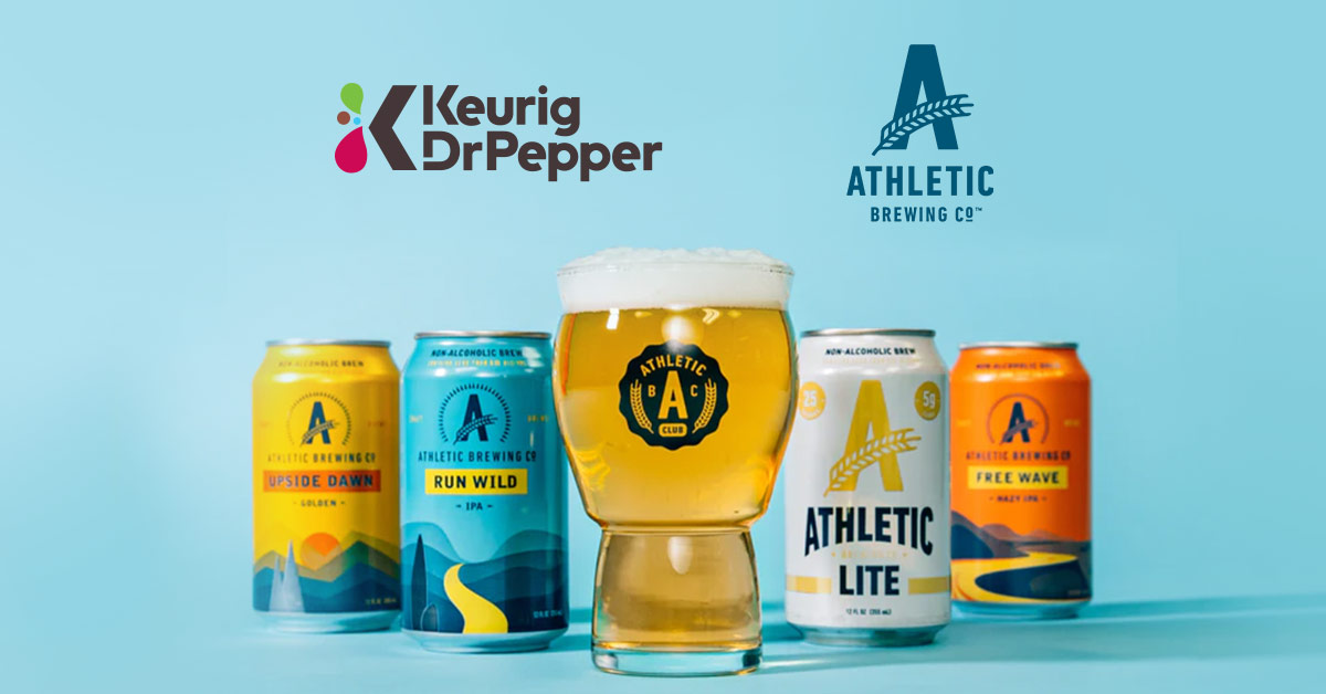 Keurig Dr Pepper Invests 50 Million in Athletic Brewing Company, Takes