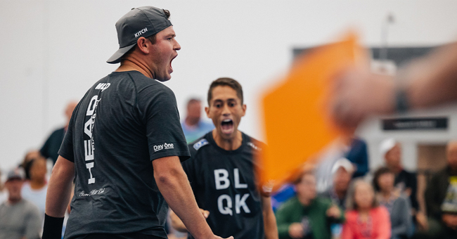 BLQK pickleball team and Day One sponsorship