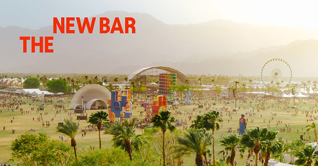 Coachella Music Festival has for the first time partnered with a non-alcoholic retailer: The New Bar