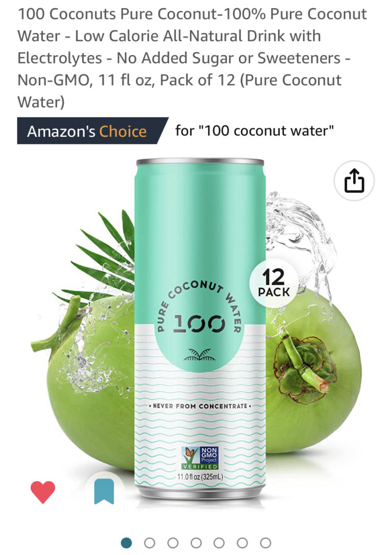 100 Coconuts Awarded Amazon's Choice Recognition Marking Success in DTC Channel with Amazon