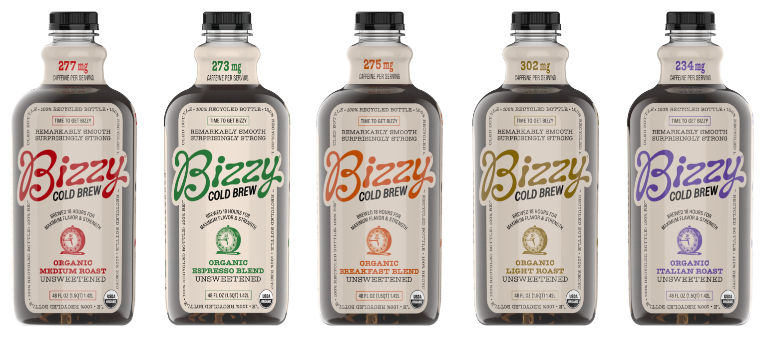 Bizzy Cold Brew Unveils New CraftInspired Branding and Packaging