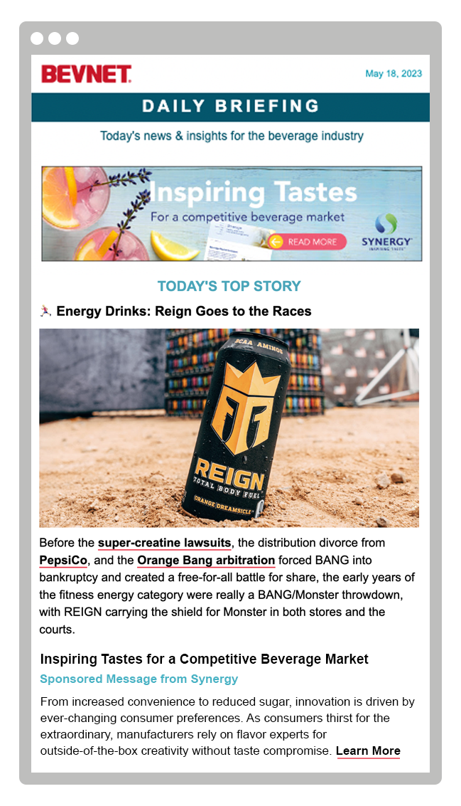 BevNET Daily Briefing