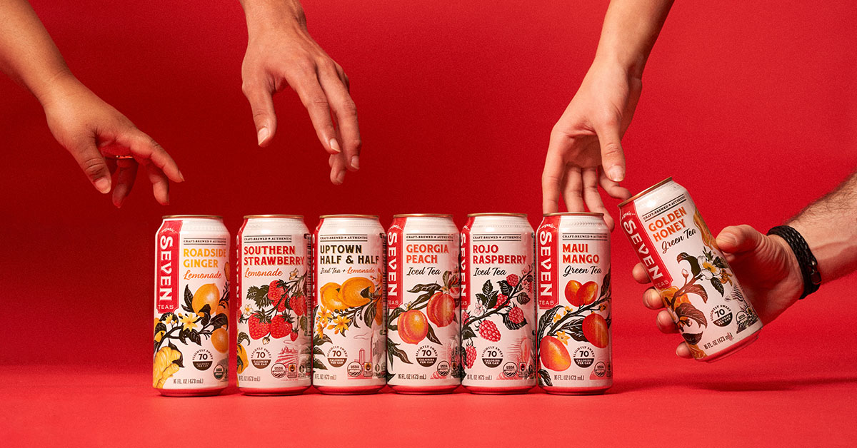 Seven Teas has found increased demand with a canned line of teas and lemonades