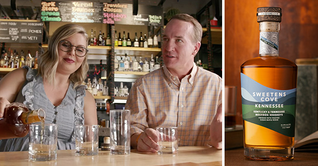 Eaves is the Master Blender at Peyton Manning's distillery Sweetens Cove