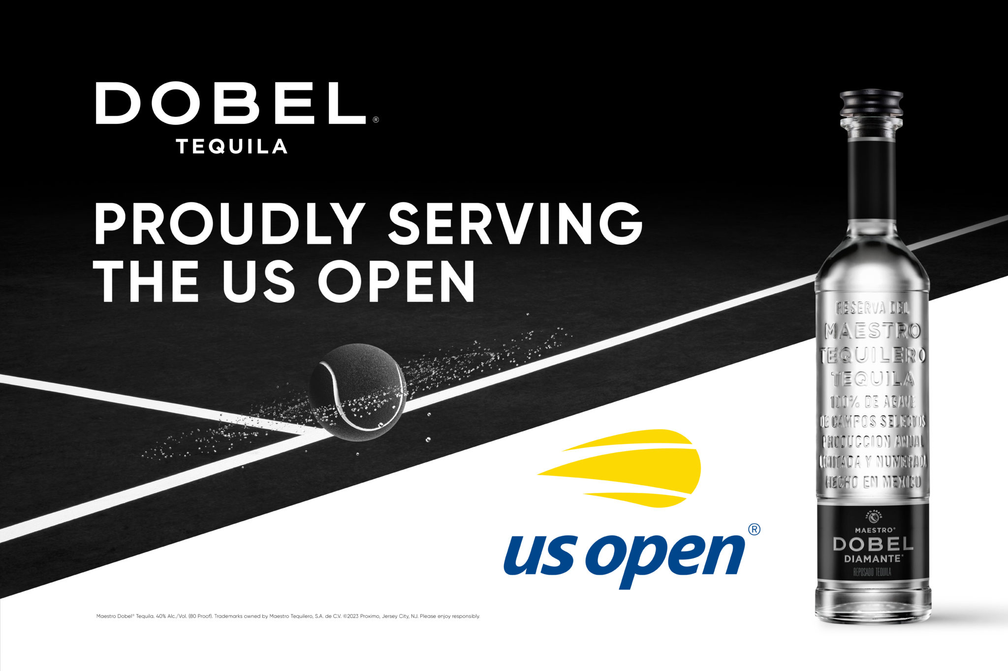 US Open Signs Maestro Dobel As Its First Official Tequila Partner