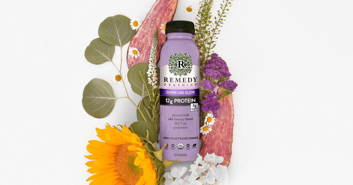 Remedy Organics is launching its newest flavor, Super Ube Glow, at Expo East 2023 this week.