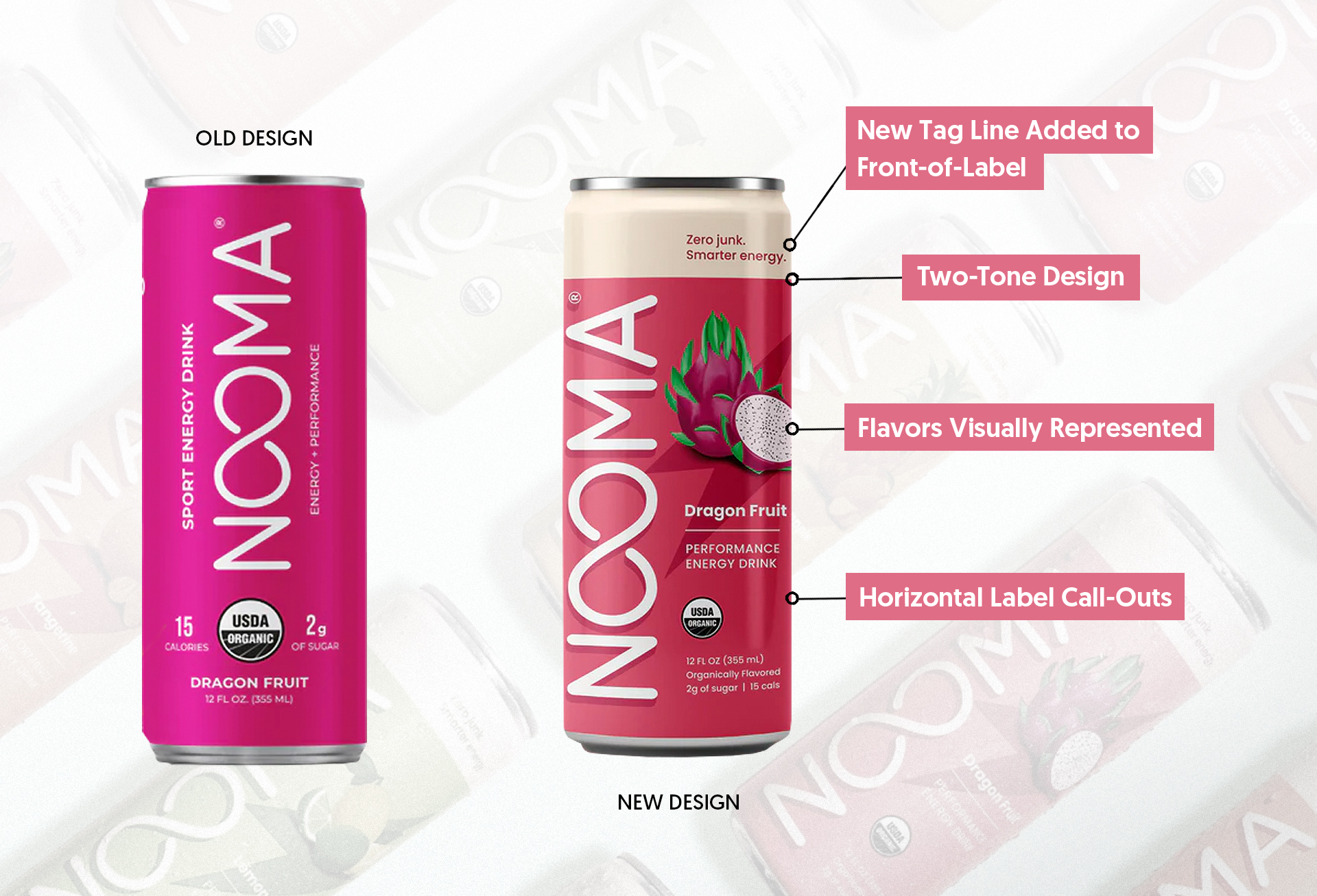 NOOMA's refreshed packaging