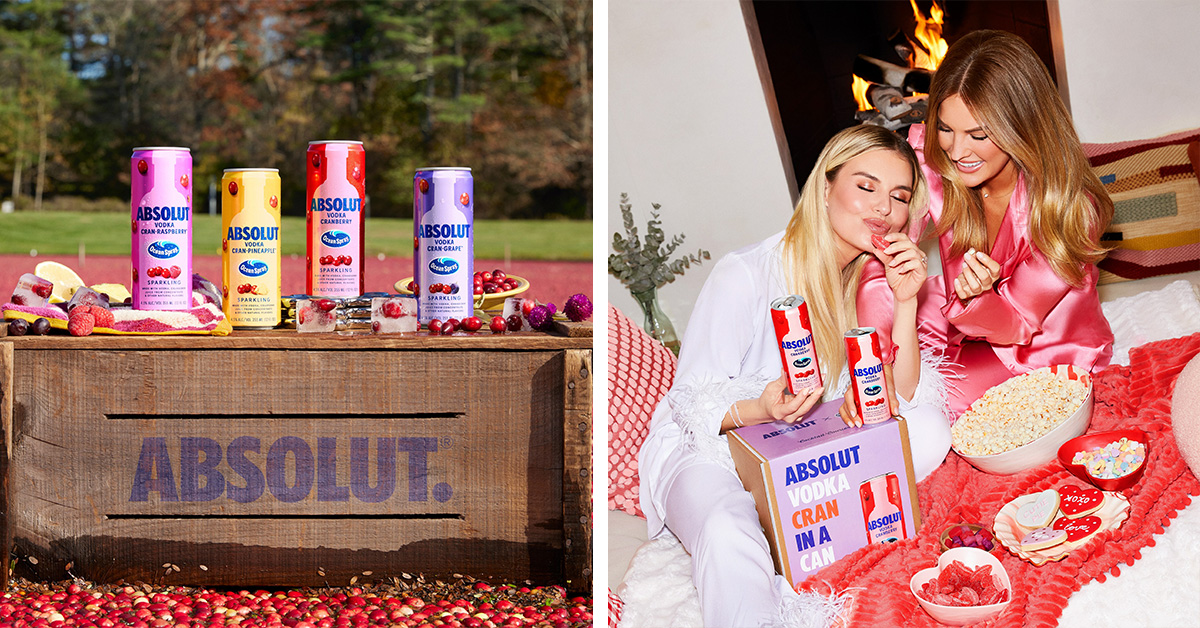 Absolut's recent RTD partnership with Ocean Spray on a Vodka Cran canned drink