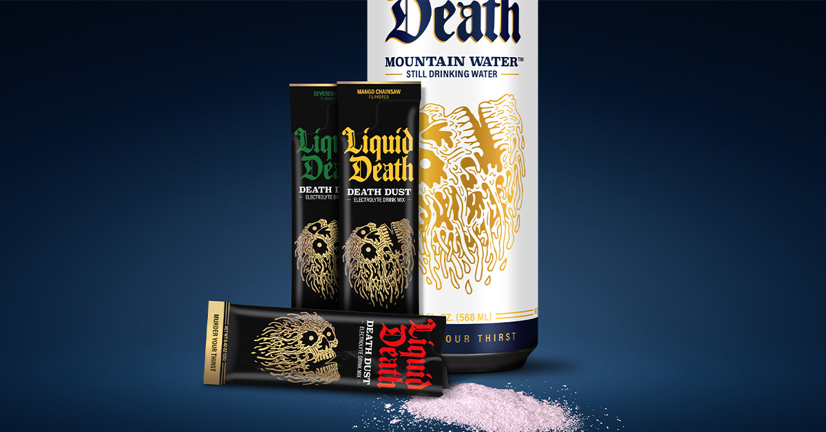 ☠️ Liquid Death Does Dust