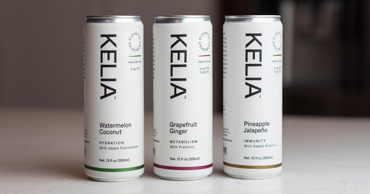 KELIA has pivoted away from a dispensary-positioned product to a hemp-derived beverage