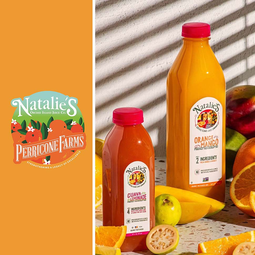 perrie　レモン、オレンジ、フランキンセンス Perricone Farms Acquires Natalie's Orchid Island Juice Company