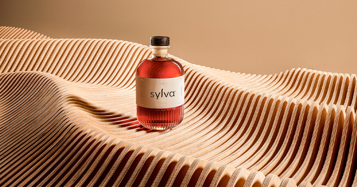 Sylva Labs first NA dark spirit, PADUAK, made from distilled wood and rye