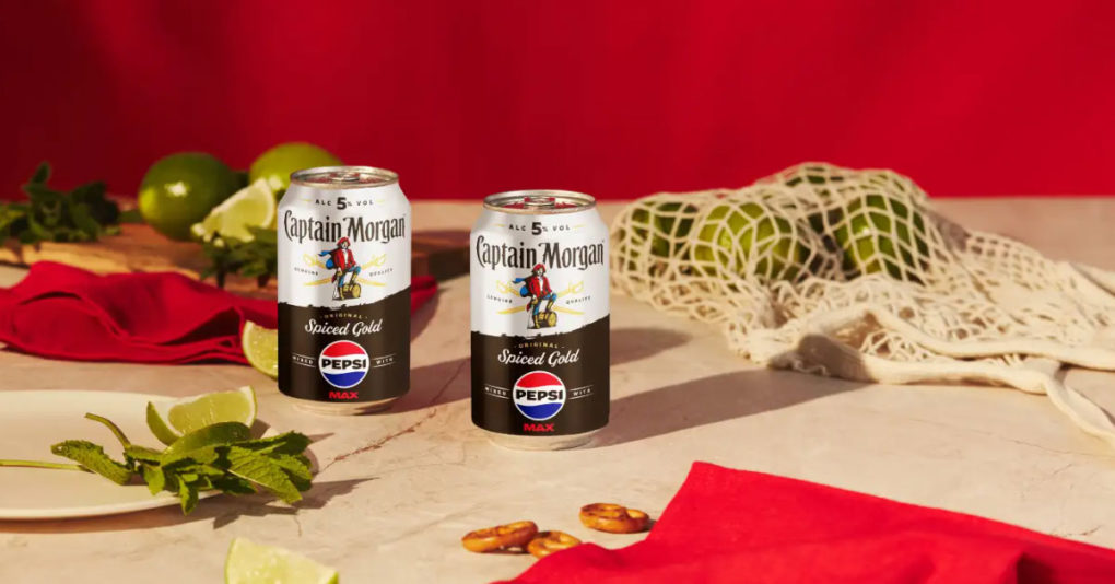 Pepsi Calls On Captain Morgan For RTD Cocktail Debut