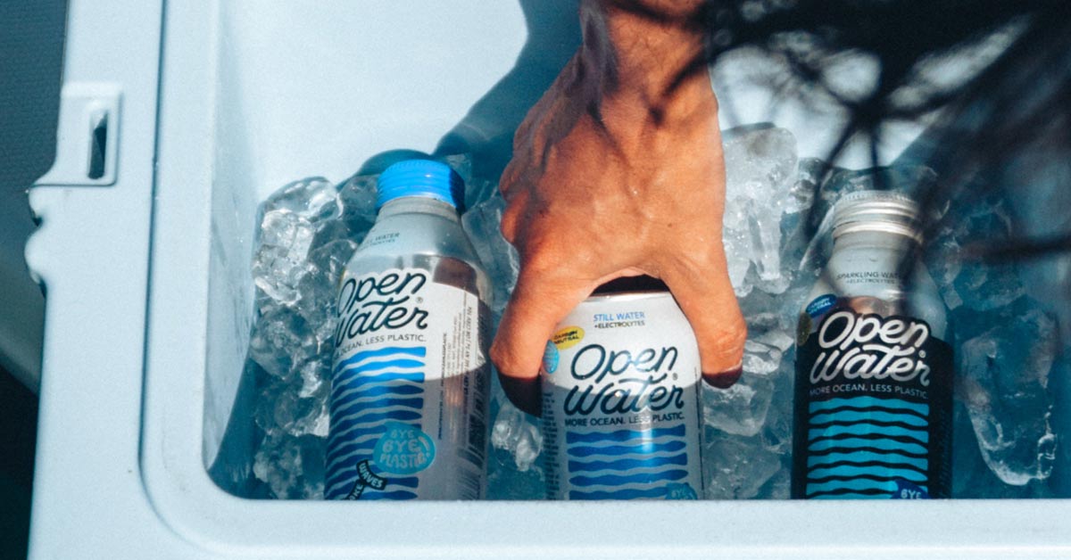 Open Water has redesigned its packaging 10 years after the brand launched