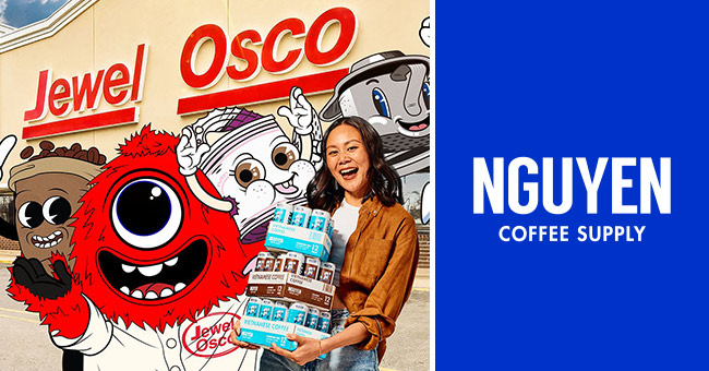 Nguyen Coffee Lines Up Jewel Osco, Albertsons