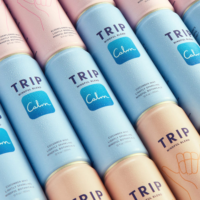 TRIP Teams with Calm on Co-Branded ‘Mindful Blend’ Drink
