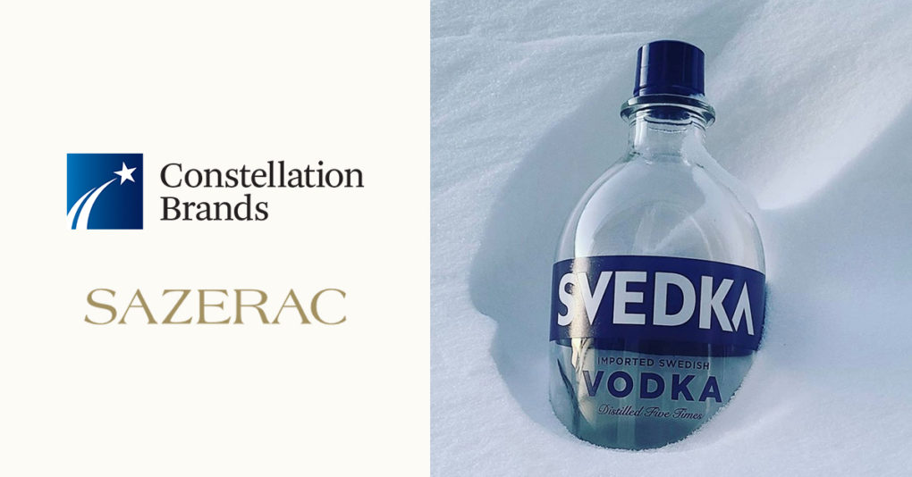 Sazerac to Acquire Svedka Vodka from Constellation Brands