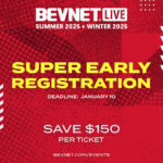 BevNET Live Super Early Registration Open for 2025 Events
