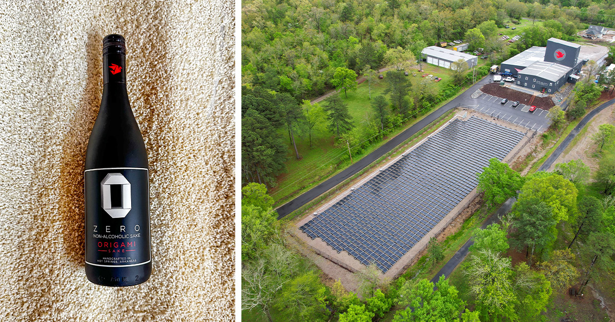 Origami's new NA variety and its brewery in Hot Springs, Ark.