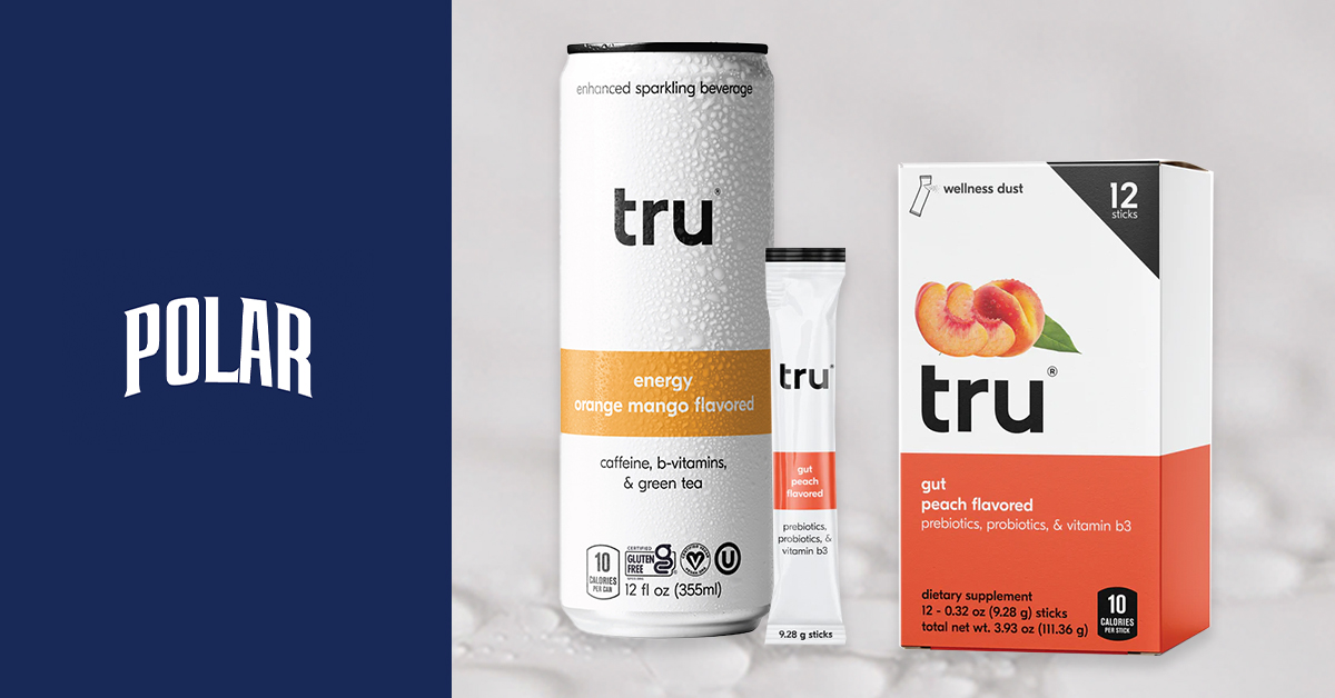 Tru strengthens its ties to Polar Beverage after a new $4.6M investment round led by the Massachusetts-based seltzer maker