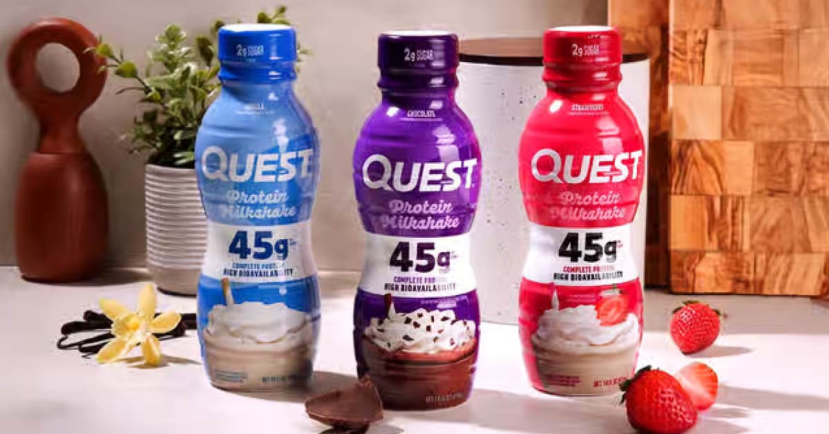 Quest high-protein milkshakes