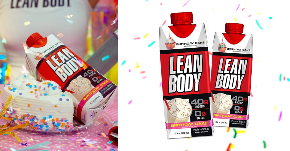 Lean Body Birthday Cake protein shake