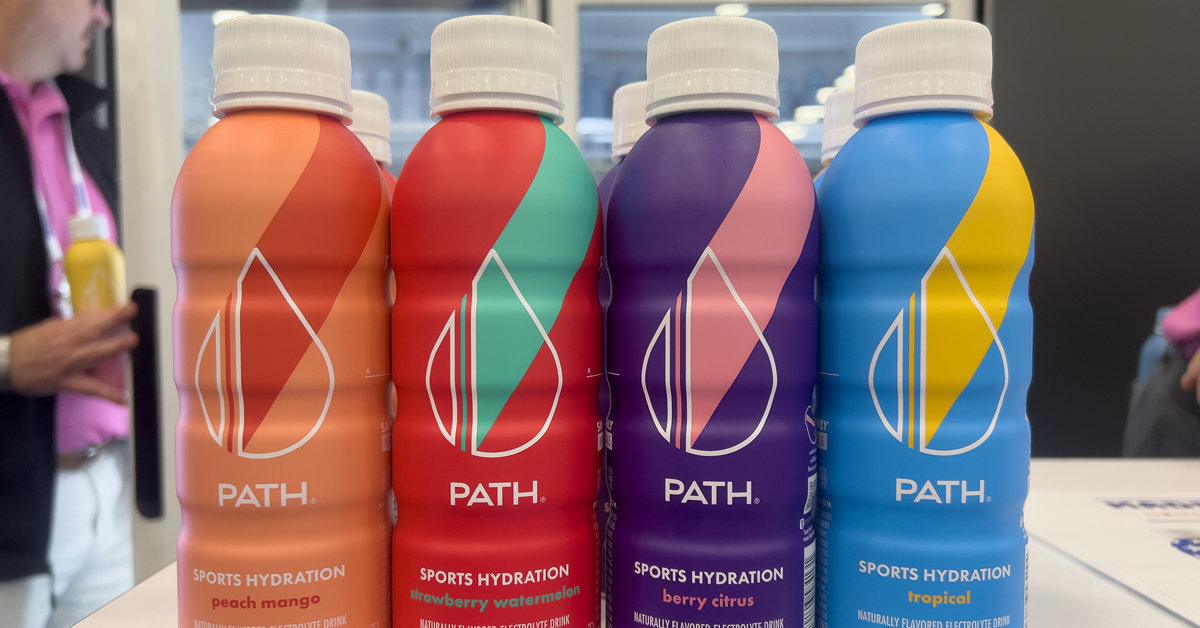 PATH Water showcased a forthcoming sports hydration drink at Natural Products Expo West 2025 in March.