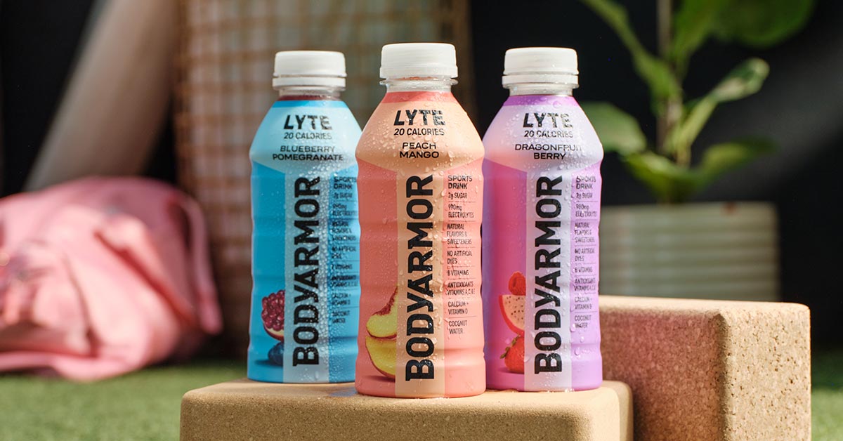BodyArmor has rebranded its full line updating its packaging and tweaking formulations