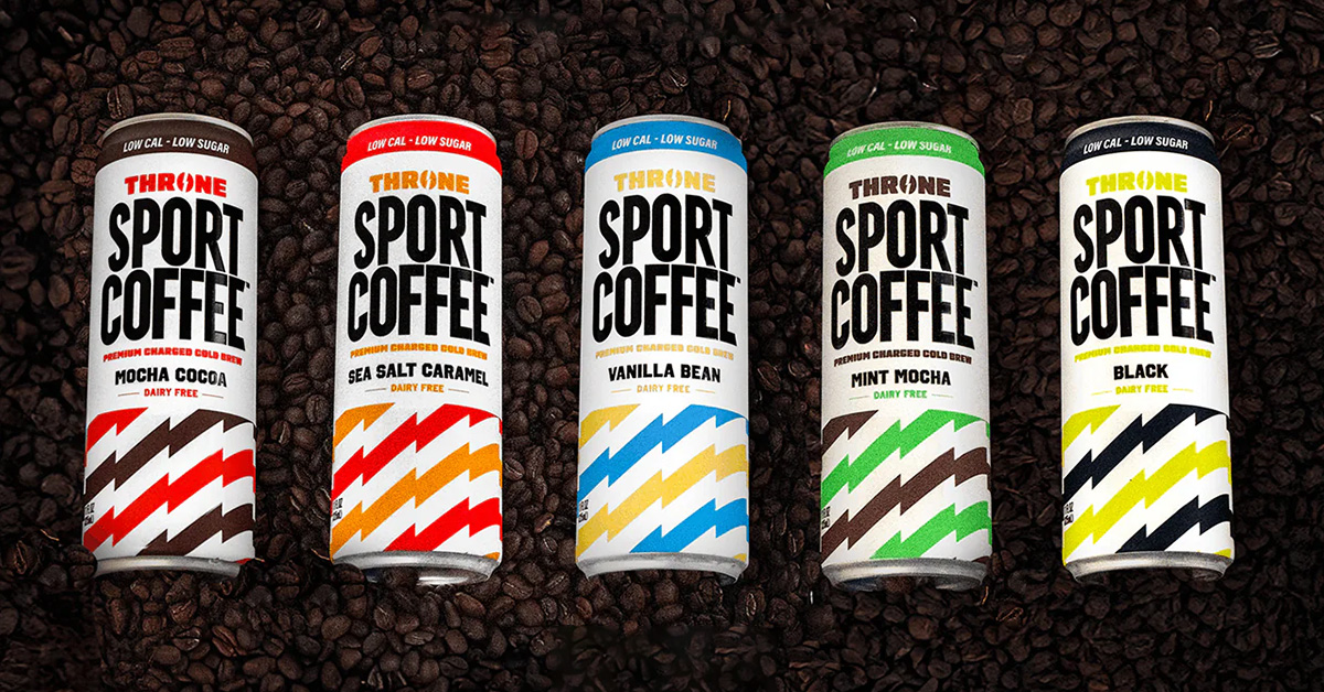 Throne Sport Coffee's new packaging