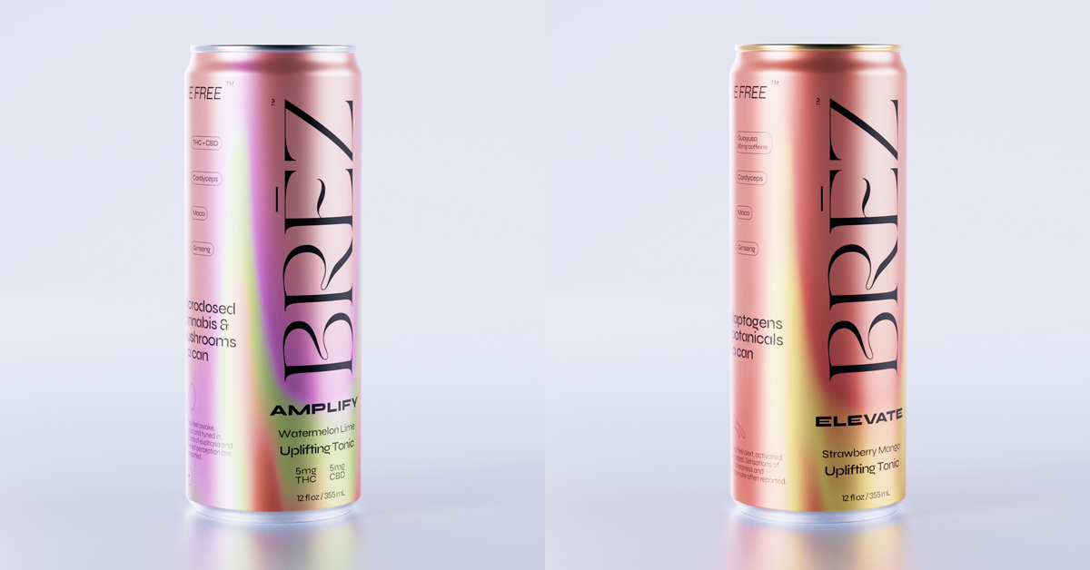 THC-infused Amplify and THC-free Elevate are the new "uplifting tonics"