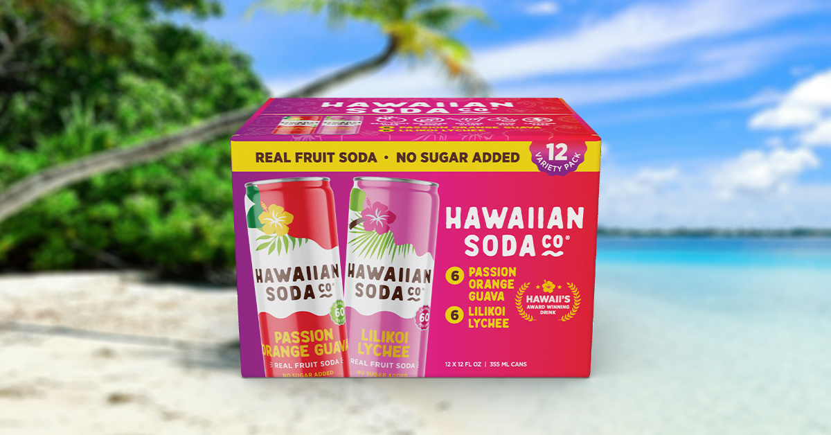Hawaiian Soda Co. is now located in over 40 Costco locations with its new variety pack