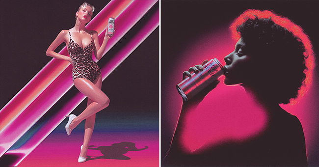 Not Beer Vibed is using an 80s-era retro look