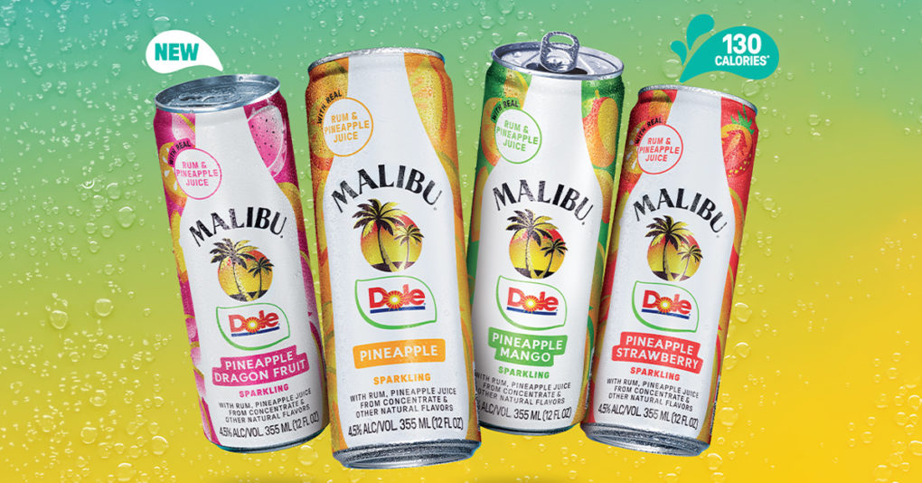 Malibu Teams Up With Dole To Launch RTD Pineapple Rum Cocktail