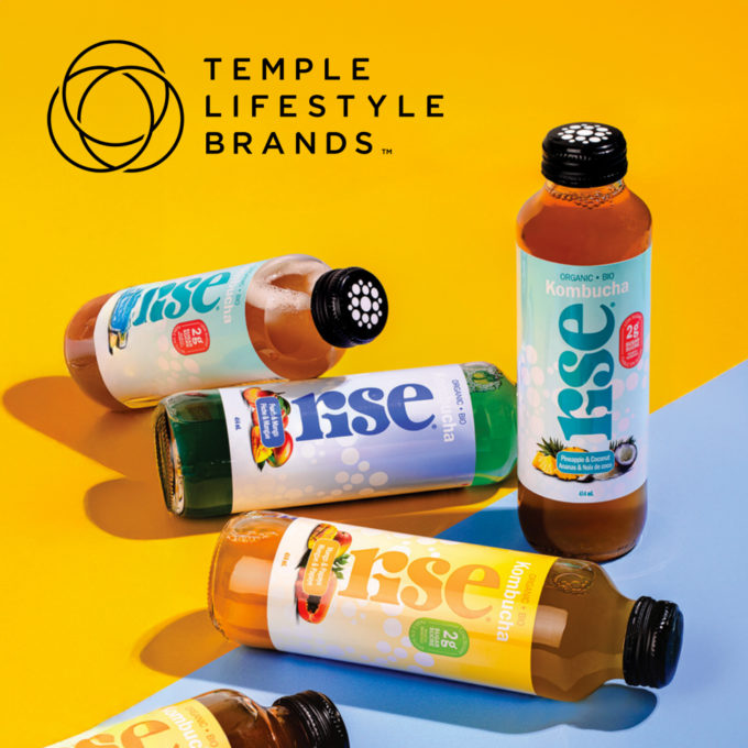Canadian Brand Temple Lifestyle Acquires Rise Kombucha Thumbnail